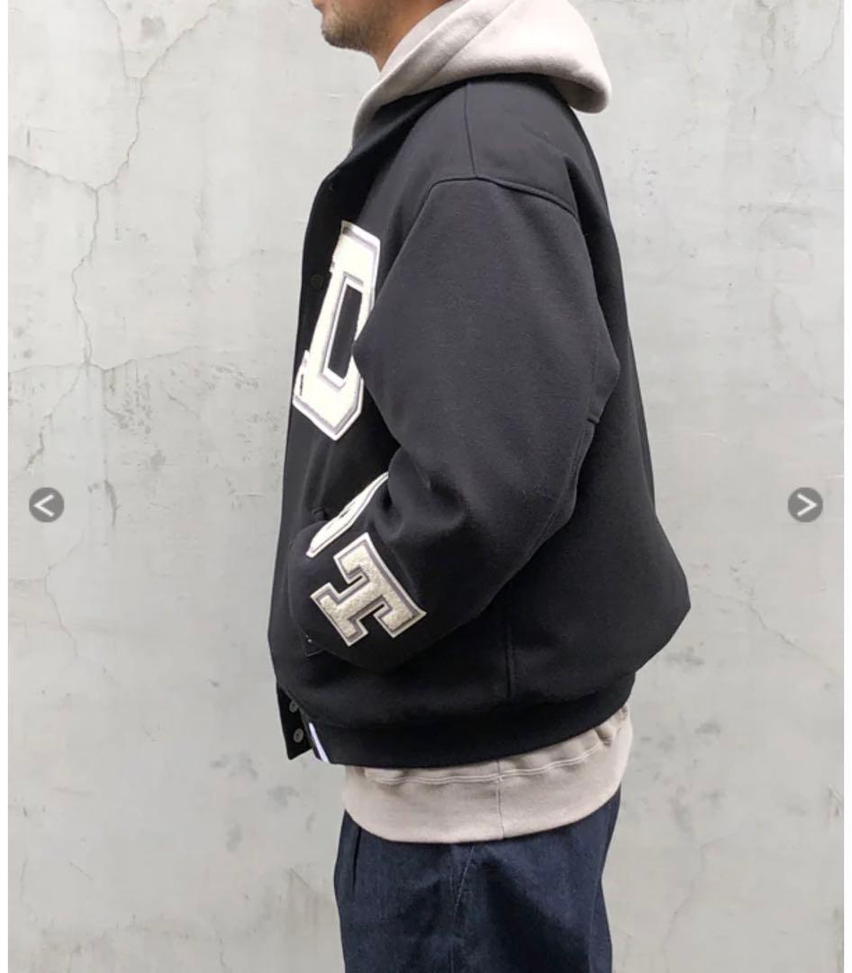 ジャケット・アウター DESCENDANT/SQUAD VARSITY JACKET BLACK 3