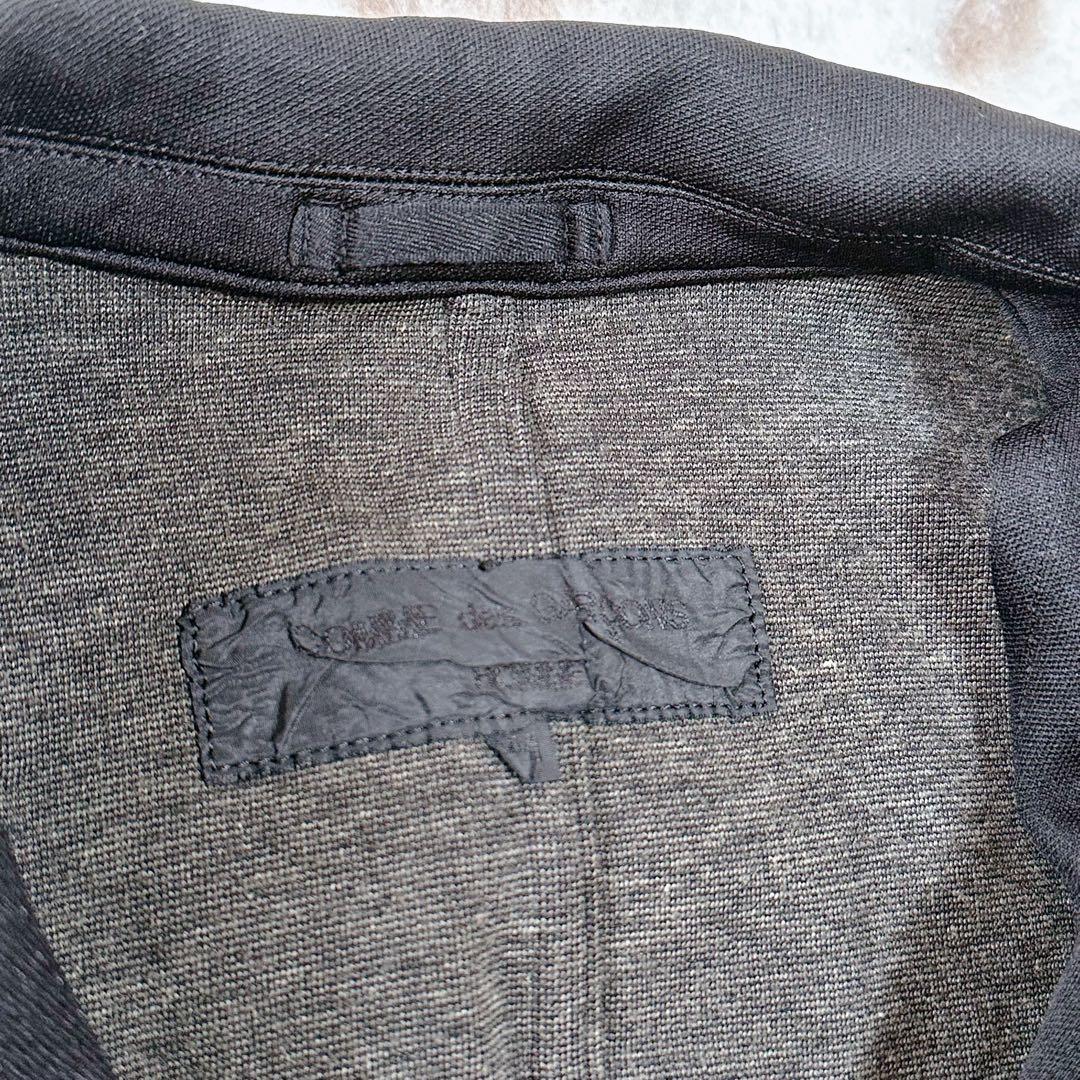 コムデギャルソンオム 05AW ポリ縮絨 テーラードジャケット ラインテープ M