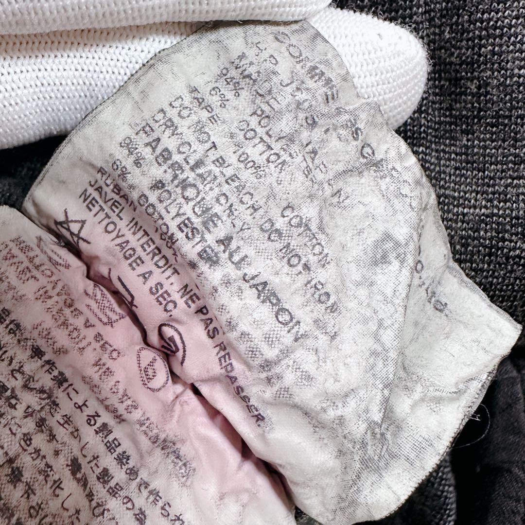 コムデギャルソンオム 05AW ポリ縮絨 テーラードジャケット ラインテープ M