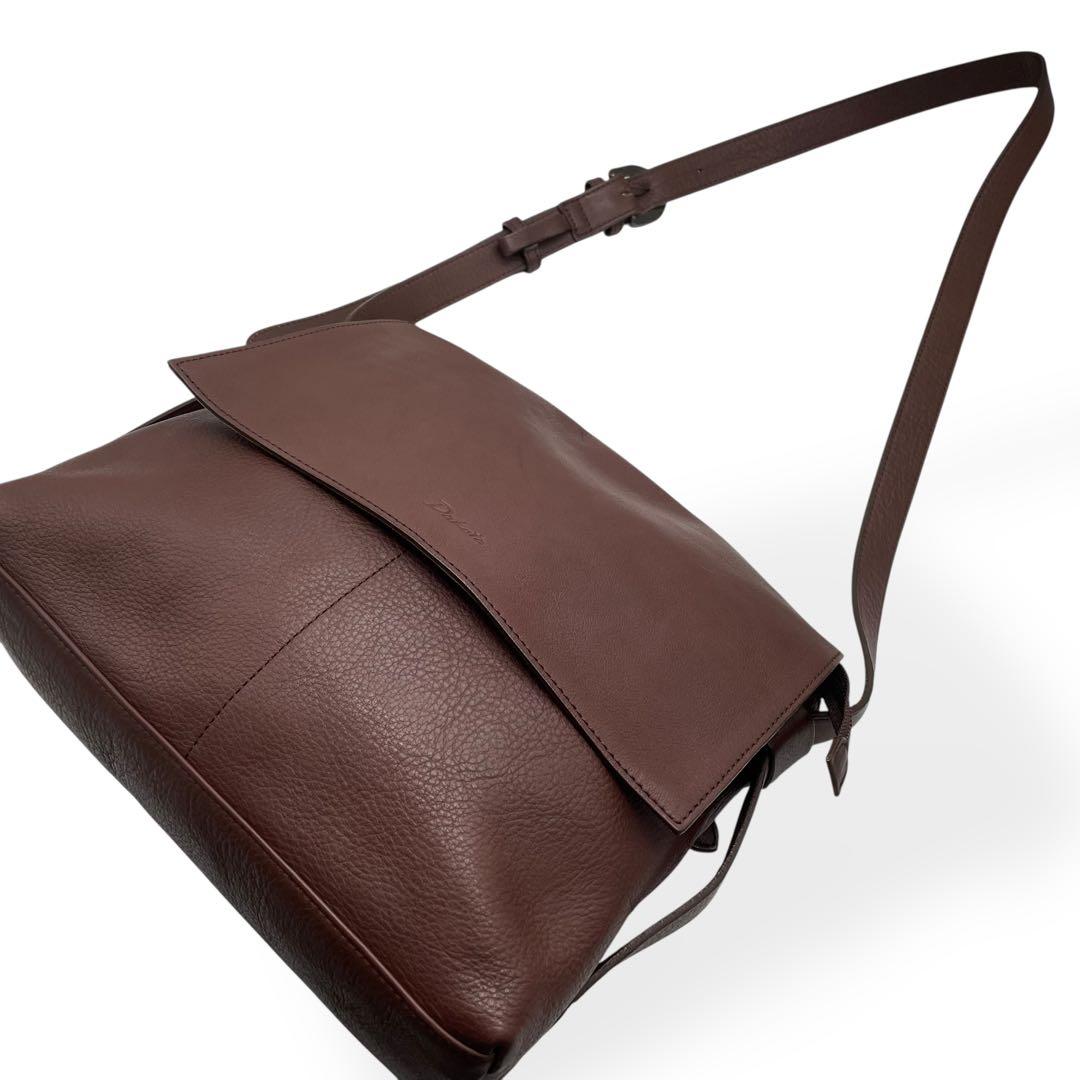 極美品　Dakota ダコタ　ショルダーバッグ　リバティ　ユニセックス　ブラウン