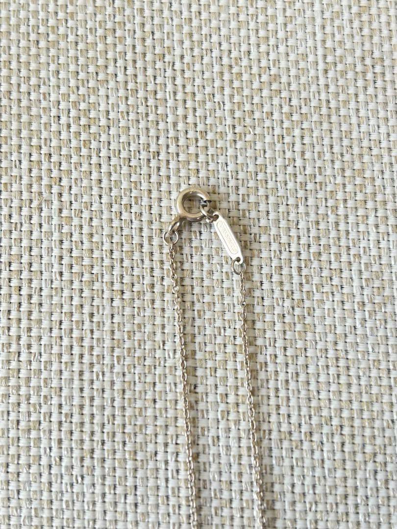 【美品】Tiffany &Co.ハートチャームネックレス