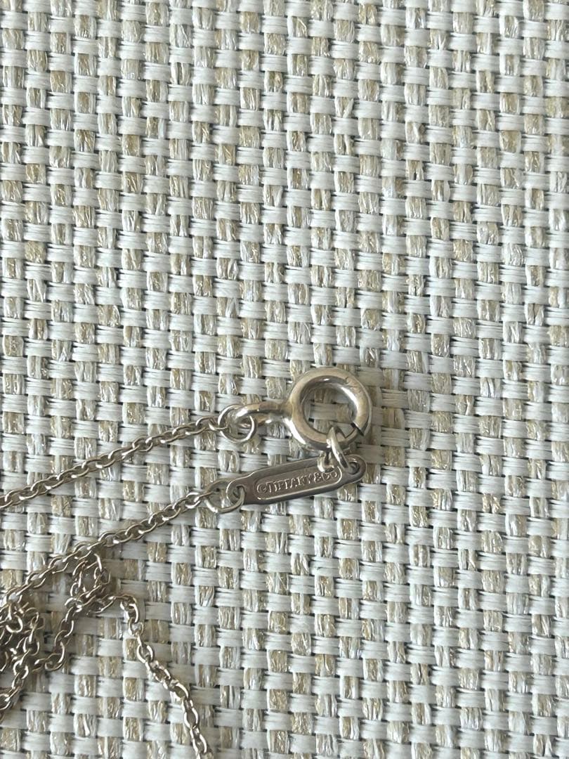 【美品】Tiffany &Co.ハートチャームネックレス