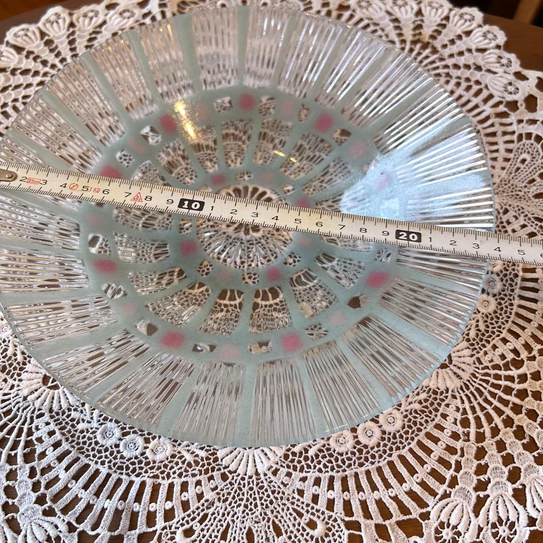 【新品・未使用】　❤️サブロウガラス　大皿