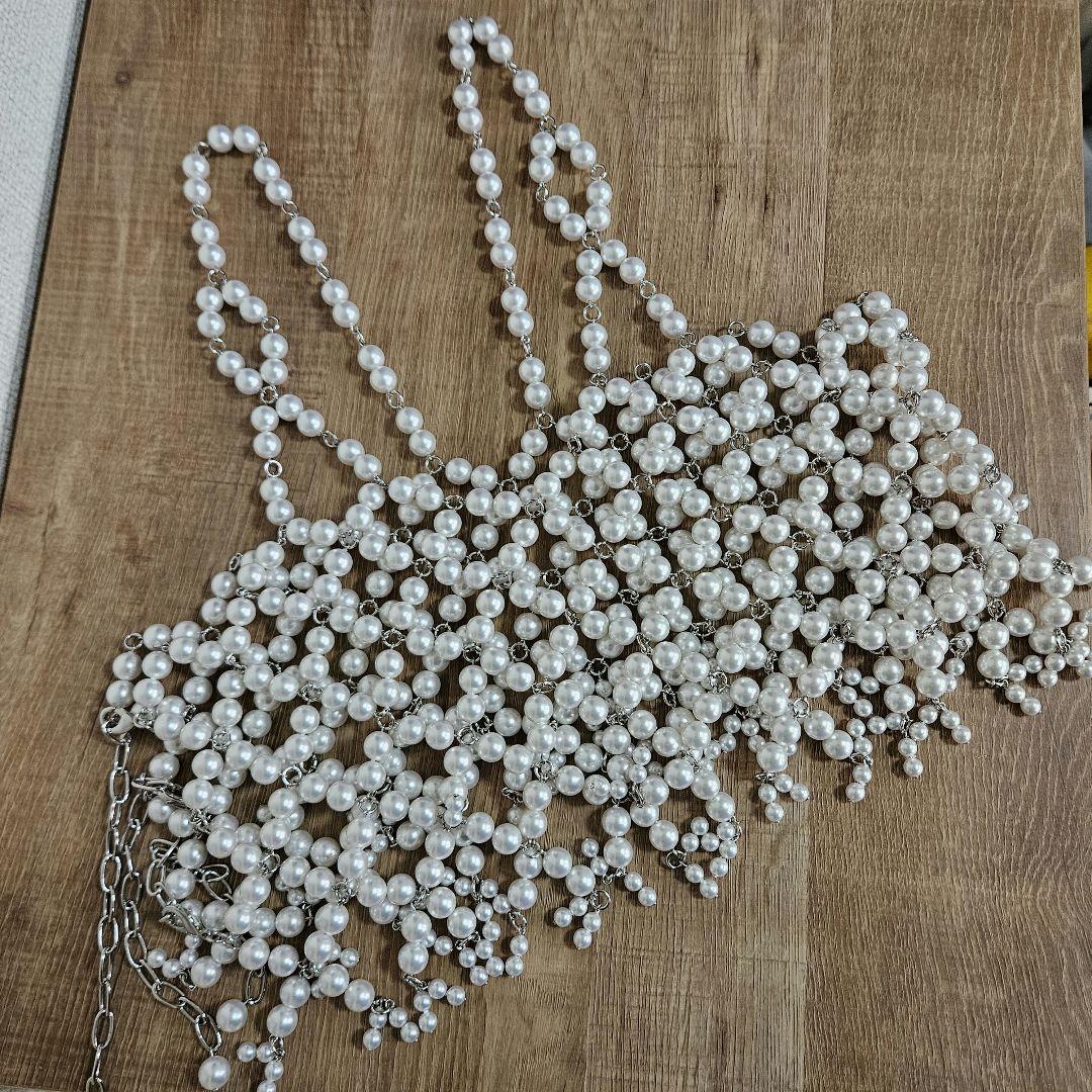 MURRAL パールビスチェ ホワイト