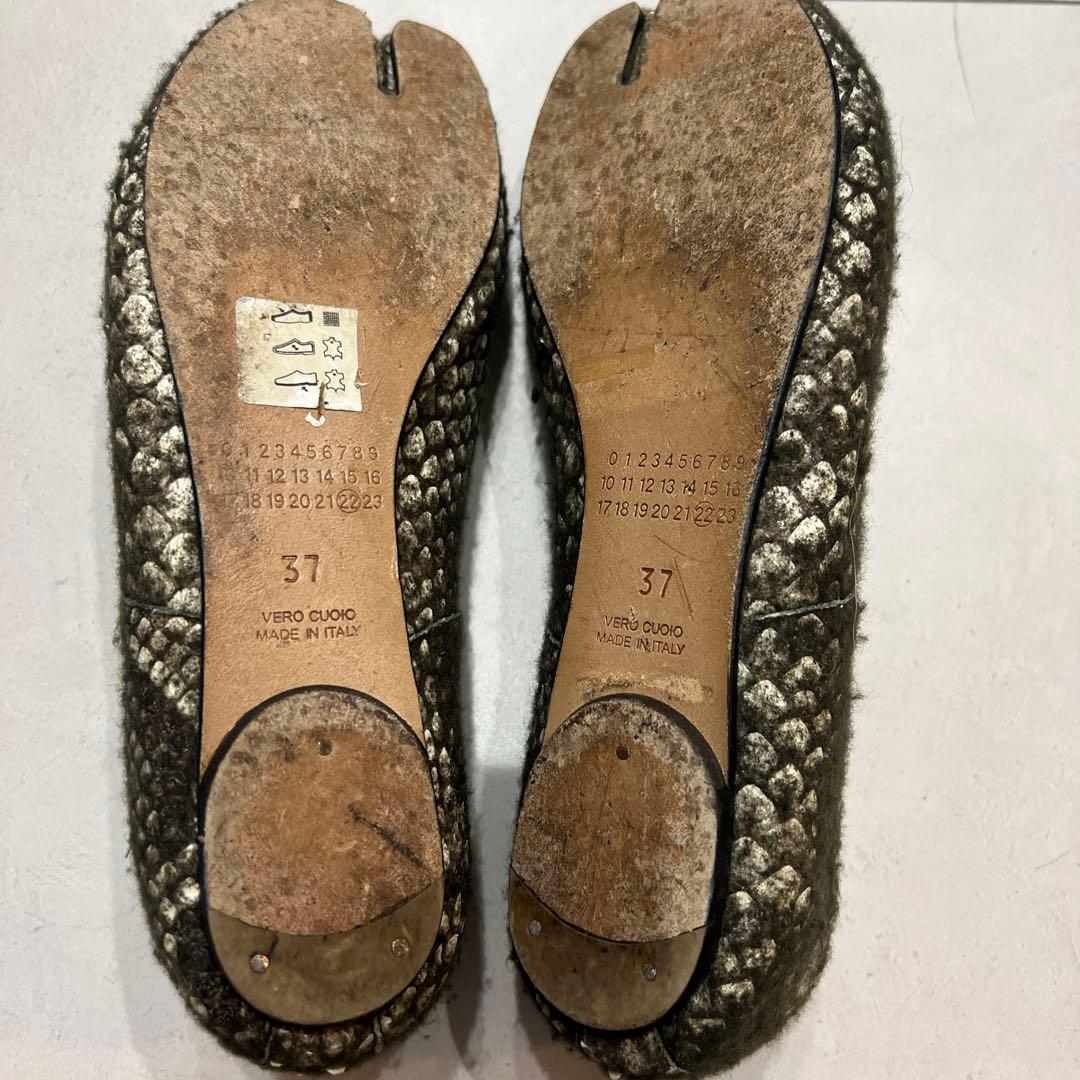 メゾンマルタンマルジェラ 足袋 tabi バレエパンプス 37