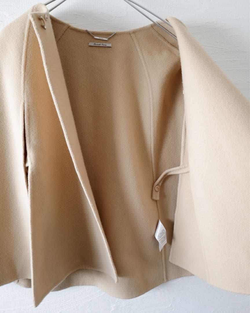 CELFORD リバーケープジャケット ウール　ポンチョ　コート　セルフォード