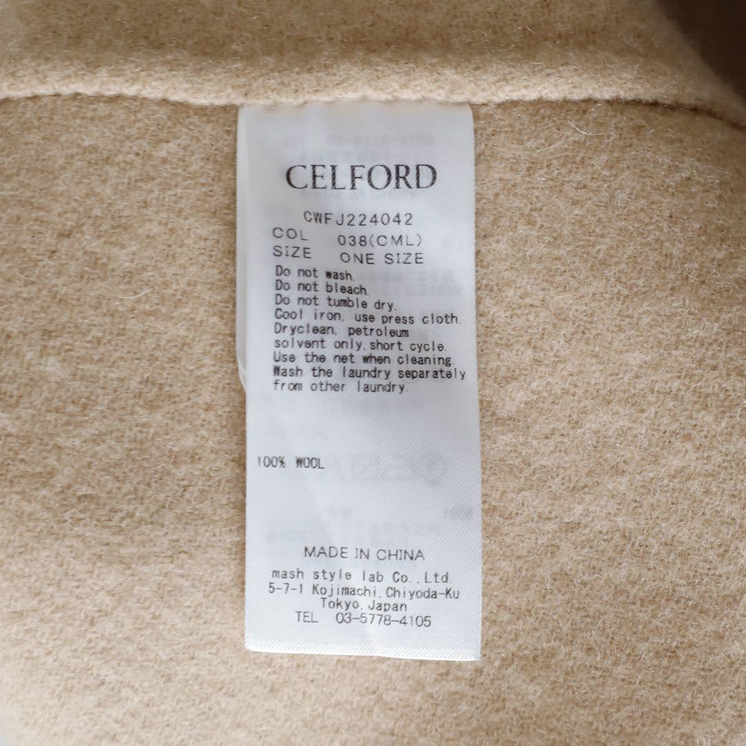CELFORD リバーケープジャケット ウール　ポンチョ　コート　セルフォード