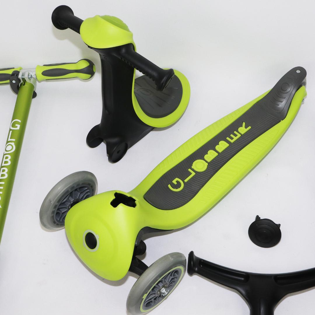 GLOBBER GO.UP DELUXE 緑 ゴーアップ 　キックボード 箱付き