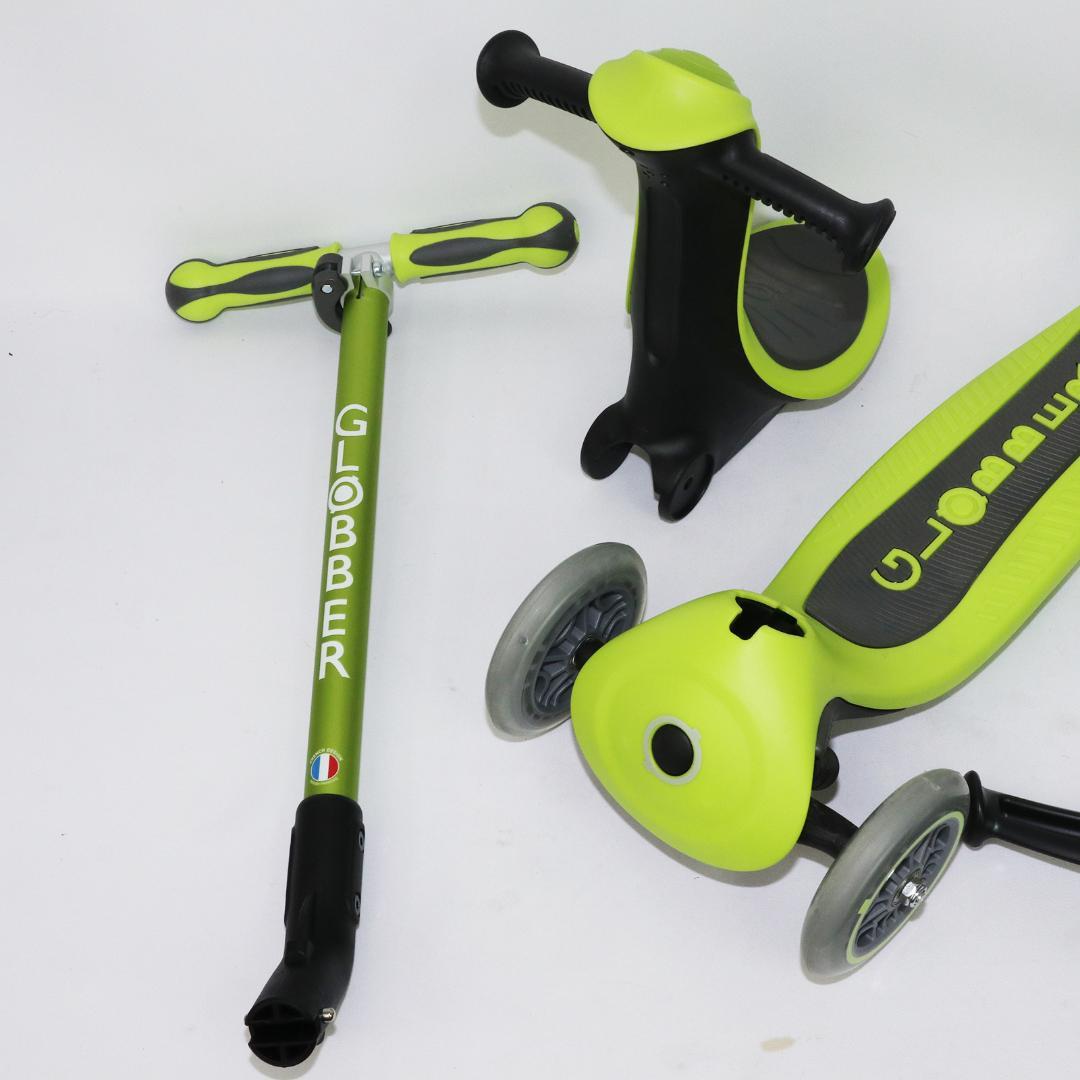 GLOBBER GO.UP DELUXE 緑 ゴーアップ 　キックボード 箱付き