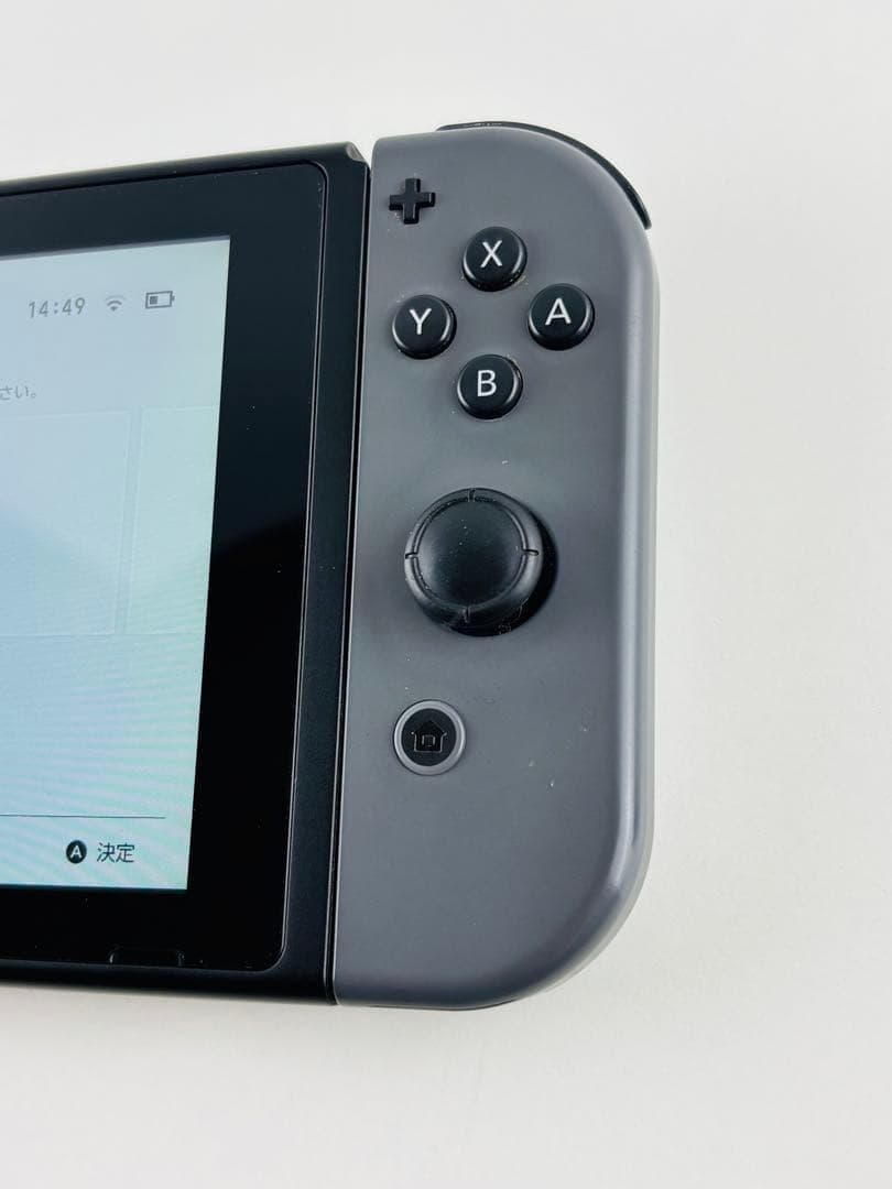 美品 ニンテンドー スイッチ グレー 本体 swich 完備品