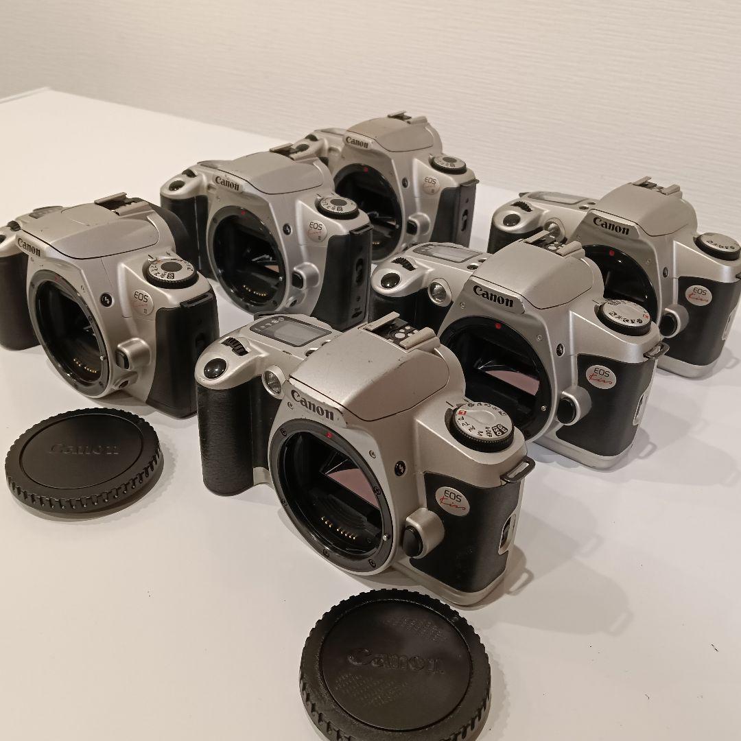 Canon EOS Kissフィルムカメラ 本体6台　キャップ2個付き