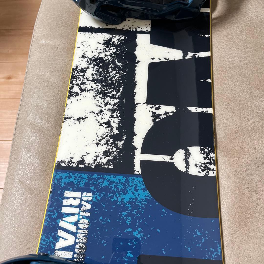 SALOMON RIVAL 153 × SALOMON RHYTHM M