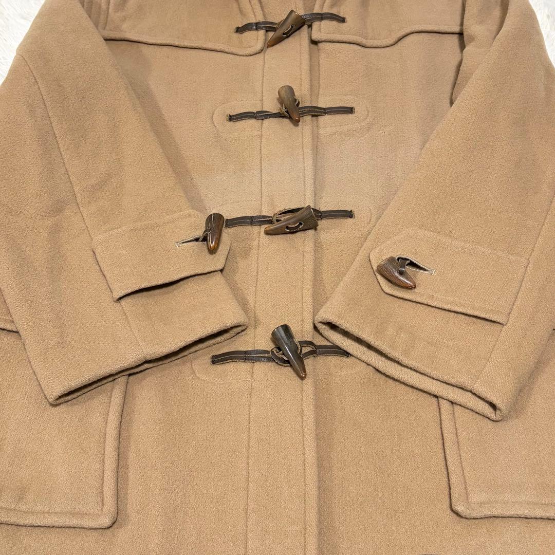 バーバリーロンドン ダッフルコート フード ロング ノバチェック L