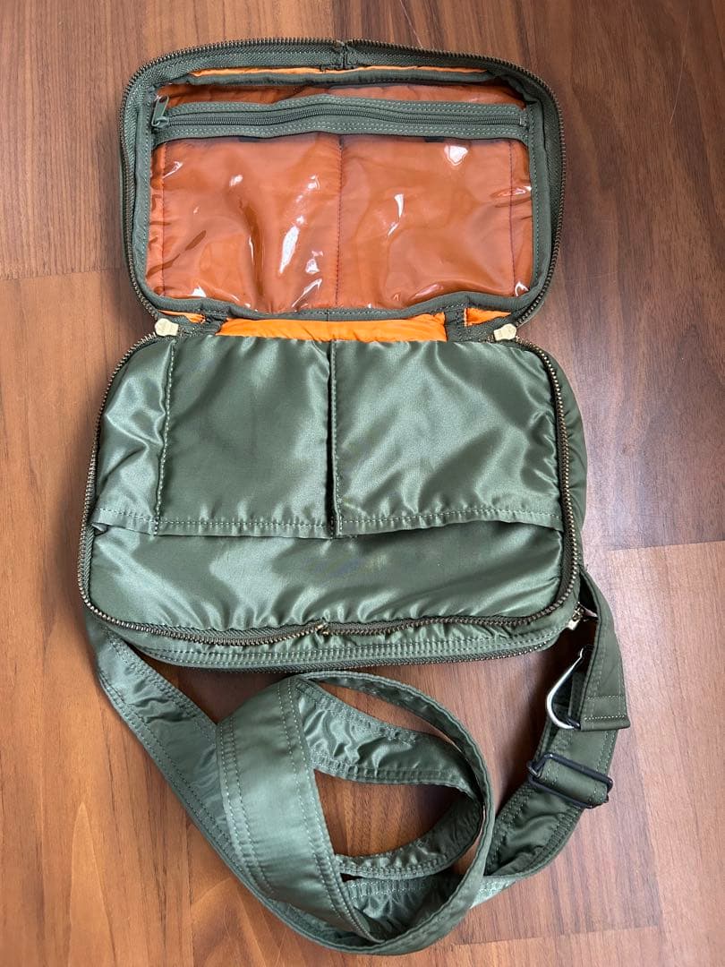 PORTER タンカーショルダーバッグ オリーブグリーン