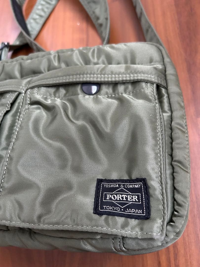 PORTER タンカーショルダーバッグ オリーブグリーン