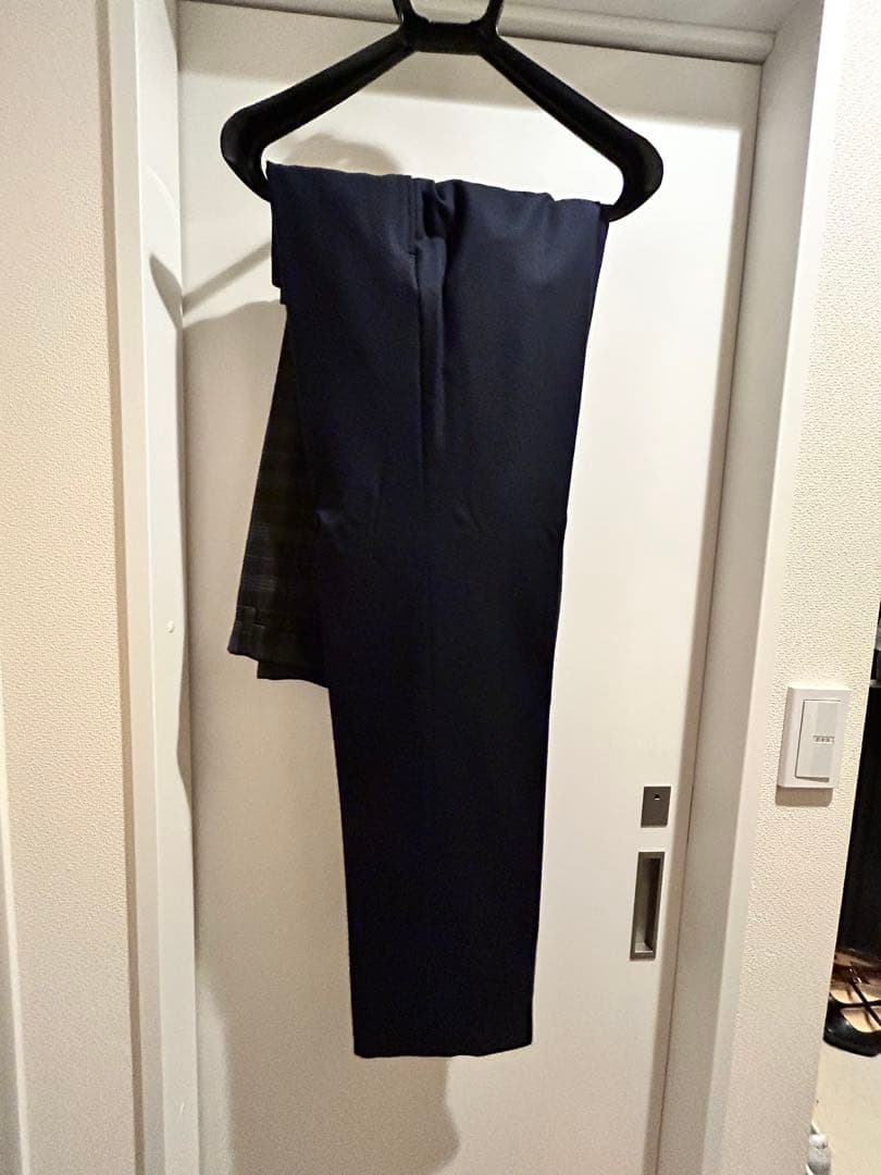 【PON様☆美品3ピース、2パンツ！】ネイビー スーツ ベスト付き