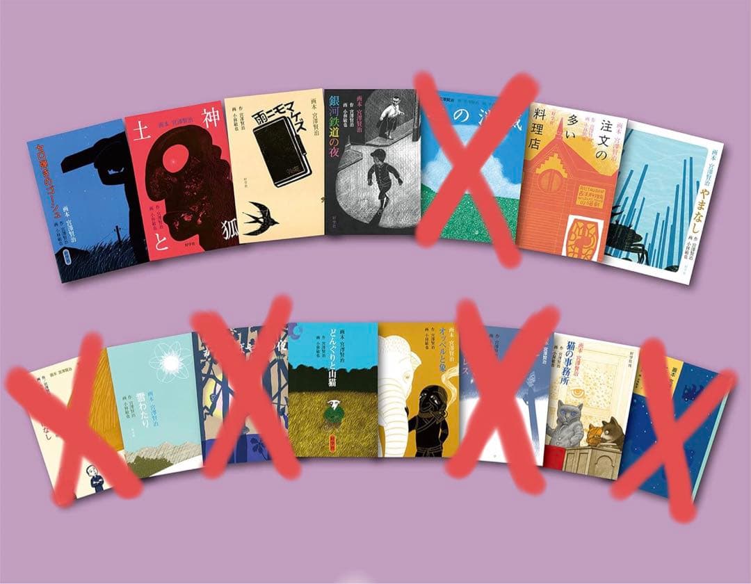 【値下】⭕️画本宮澤賢治　パロル舎版1〜10までの10巻セット　小林敏也画