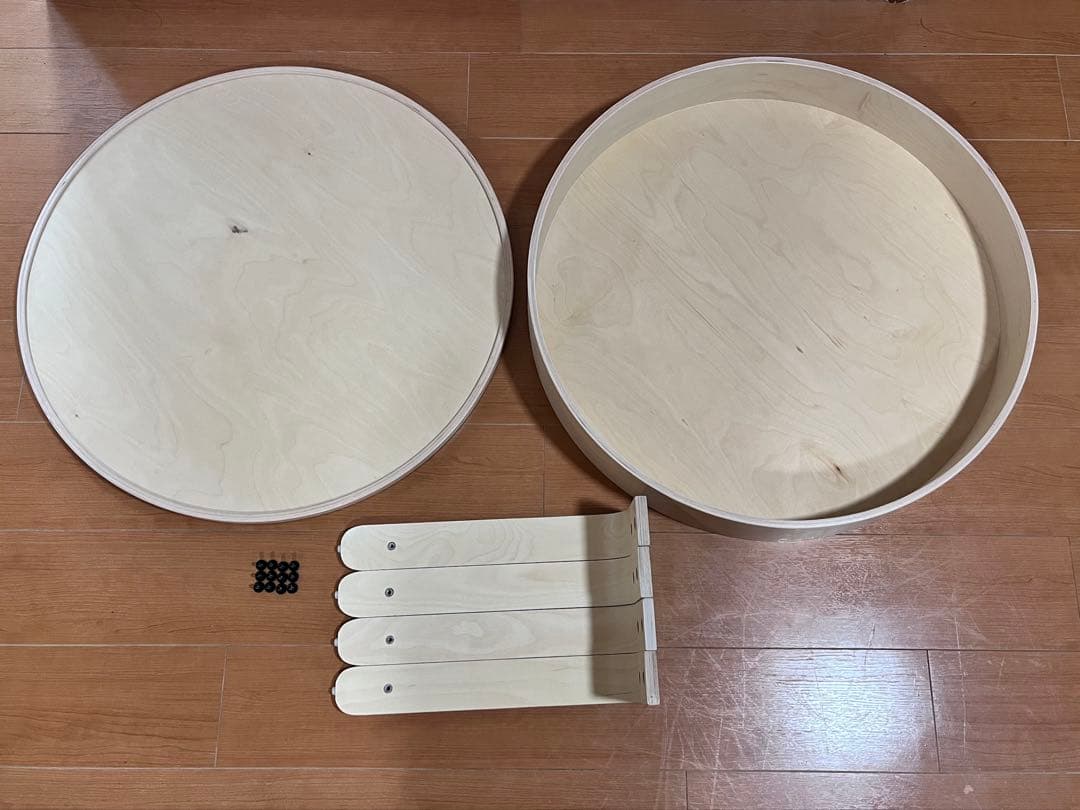 *bad様*IKEA BORGEBY ボルゲビー 丸ローテーブル 直径70 美品