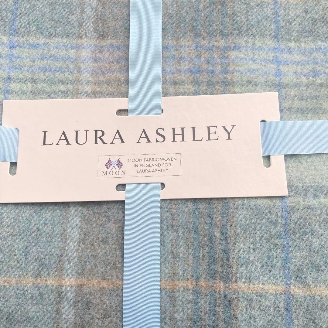 UK輸入　旧ローラアシュレイ　ウール100％毛布　ブランケット