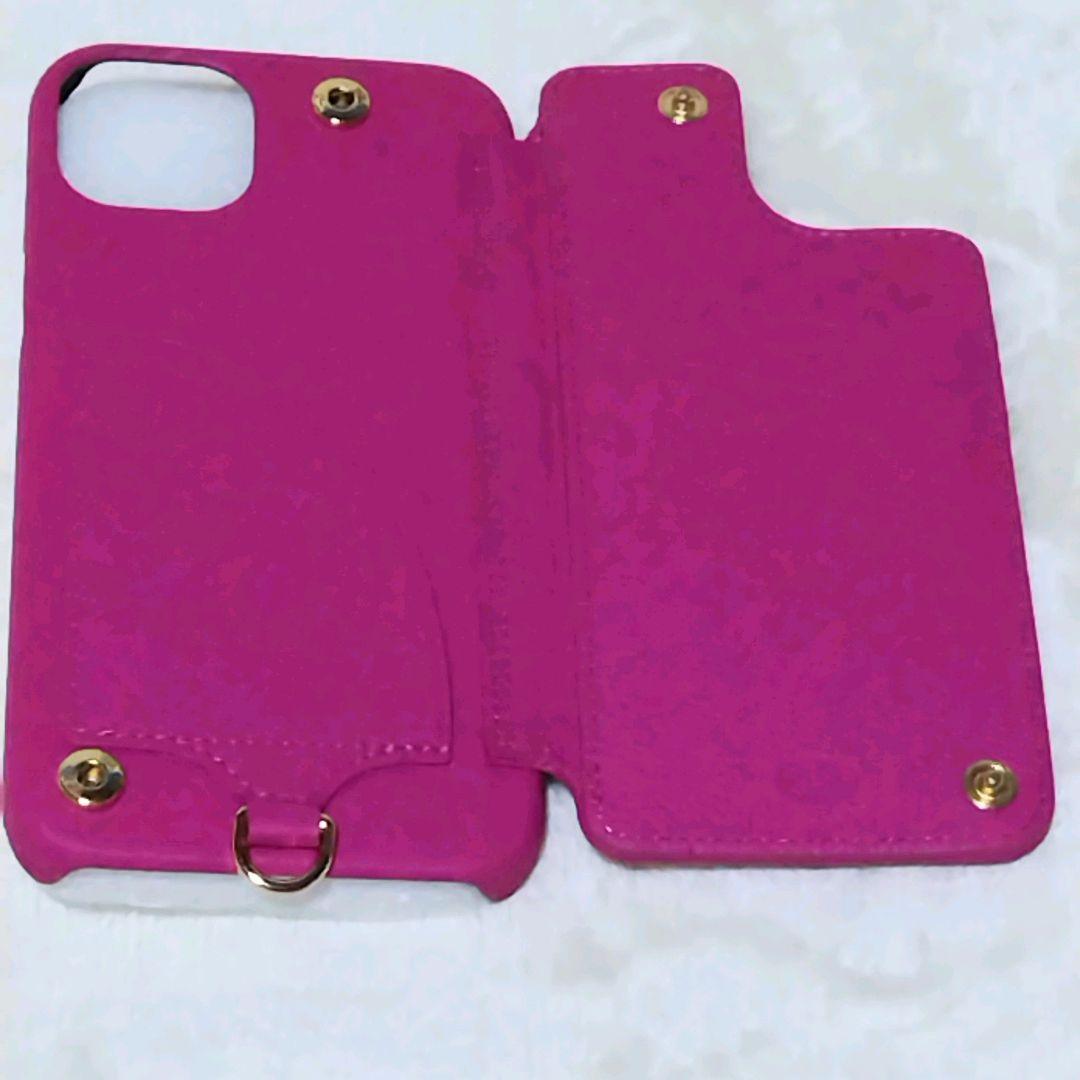 DEMIU BALLONマゼンタピンク iPhone14 Plus+ストラップ