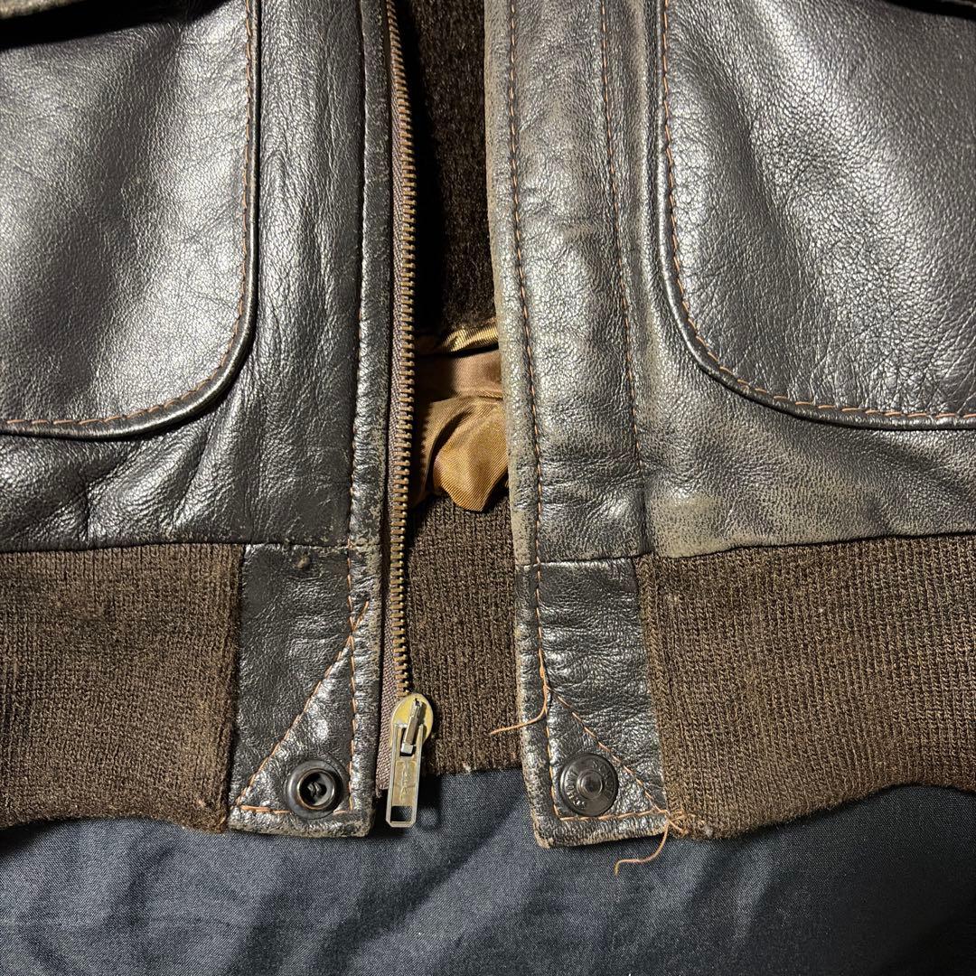 '*'様 Schott フライトジャケット A-2 ブラウン 38サイズ ビンテ