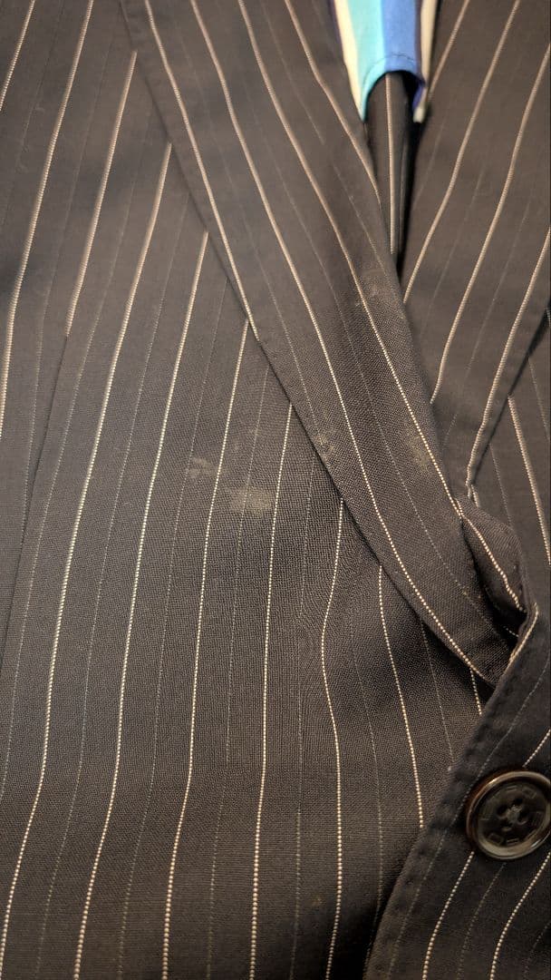 【良品】エトロ ストライプスーツ 44