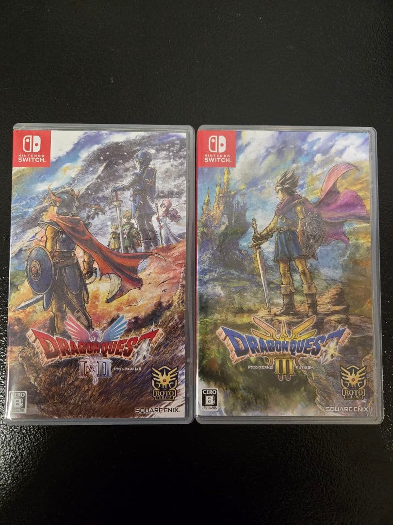 Switch版　ドラゴンクエストⅢとドラゴンクエストⅠ&Ⅱの抱き合わせ