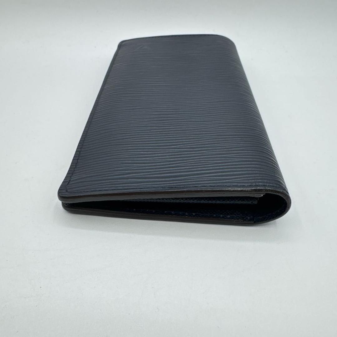 【美品】ルイヴィトン エピ ポルトフォイユ・ブラザ 長財布 ノワール 黒 メンズ