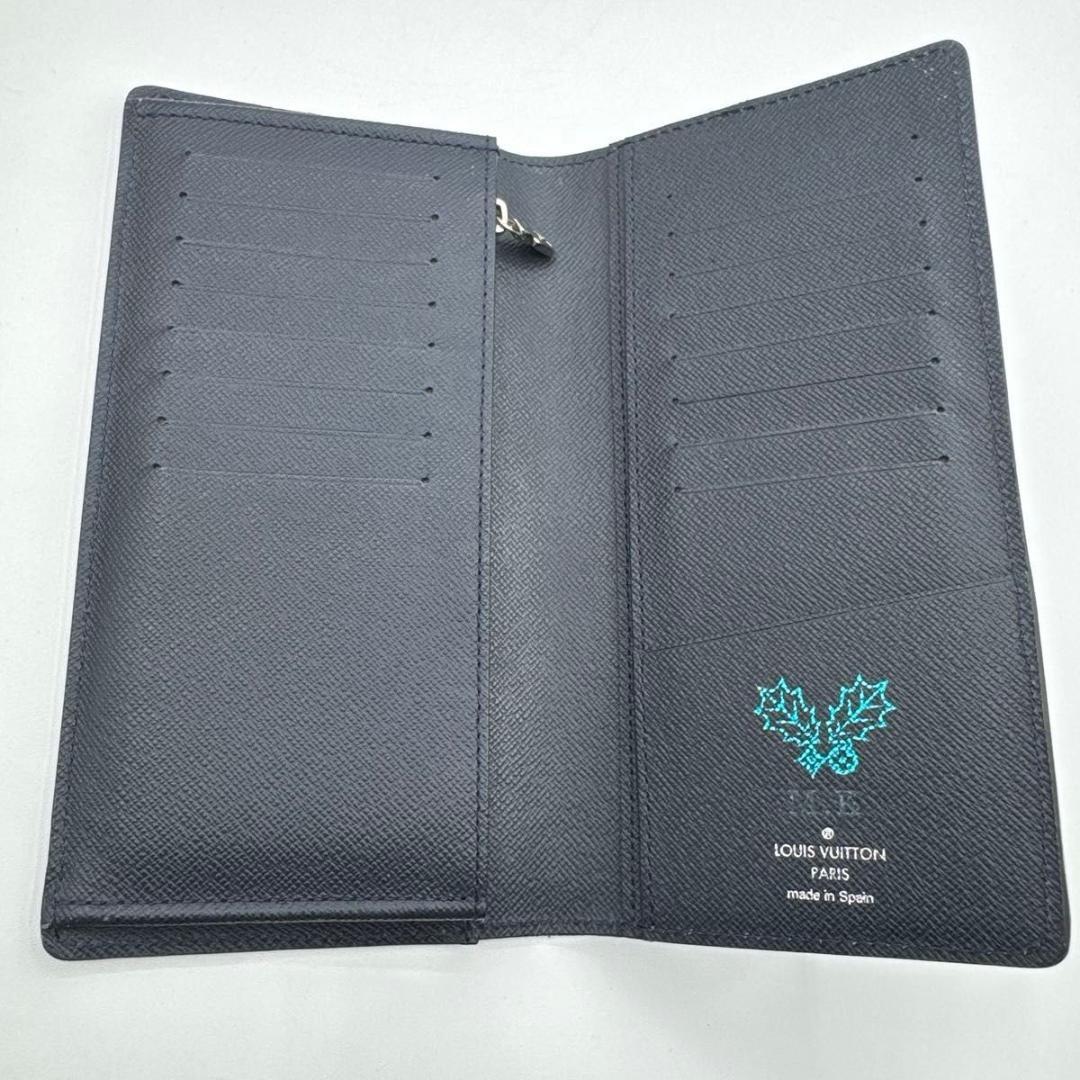 【美品】ルイヴィトン エピ ポルトフォイユ・ブラザ 長財布 ノワール 黒 メンズ