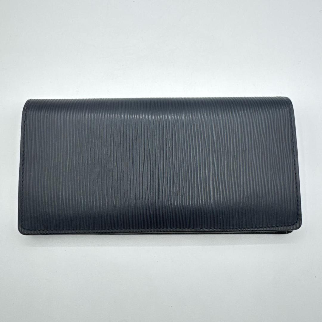 【美品】ルイヴィトン エピ ポルトフォイユ・ブラザ 長財布 ノワール 黒 メンズ