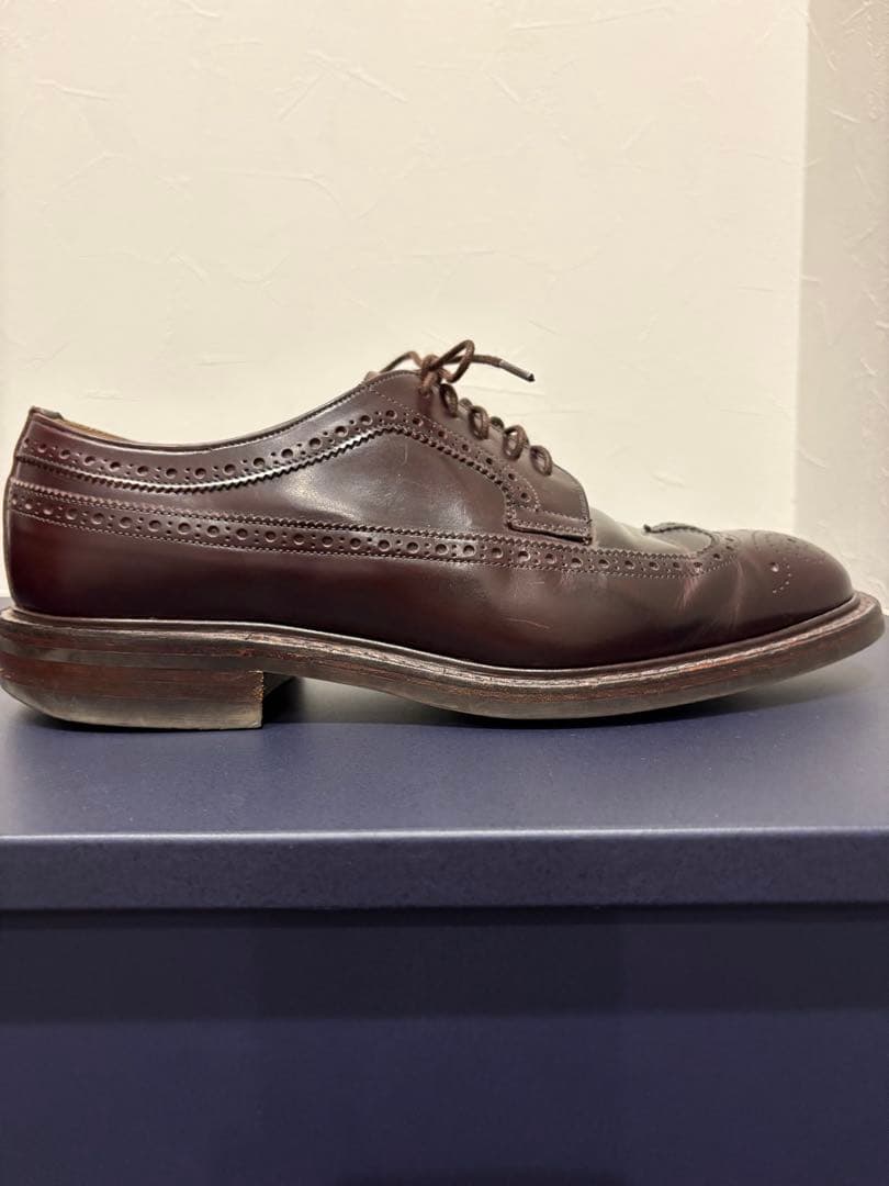 ジョセフチーニー ロングウィングダービーブローグシューズ