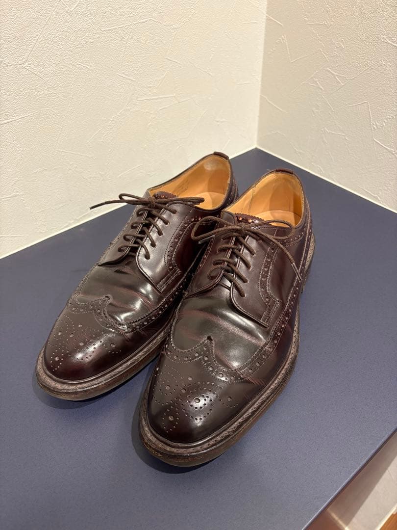 ジョセフチーニー ロングウィングダービーブローグシューズ