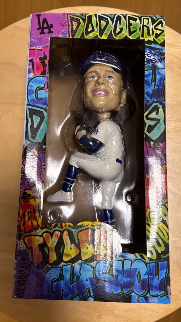 ドジャース　グラスノー　ボブルヘッドフィギュア