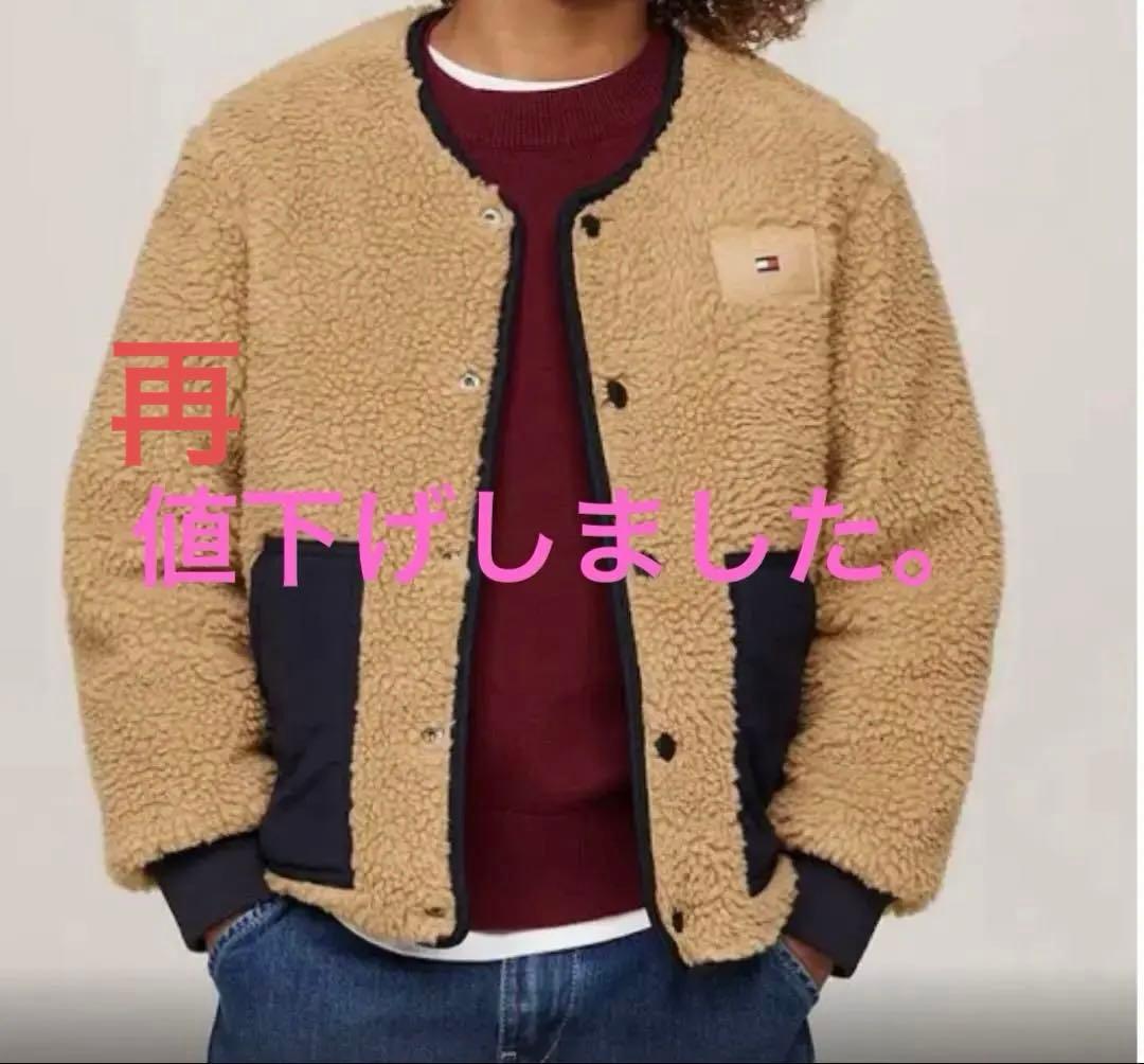 新品  リバーシブルキルティングテディジャケット160