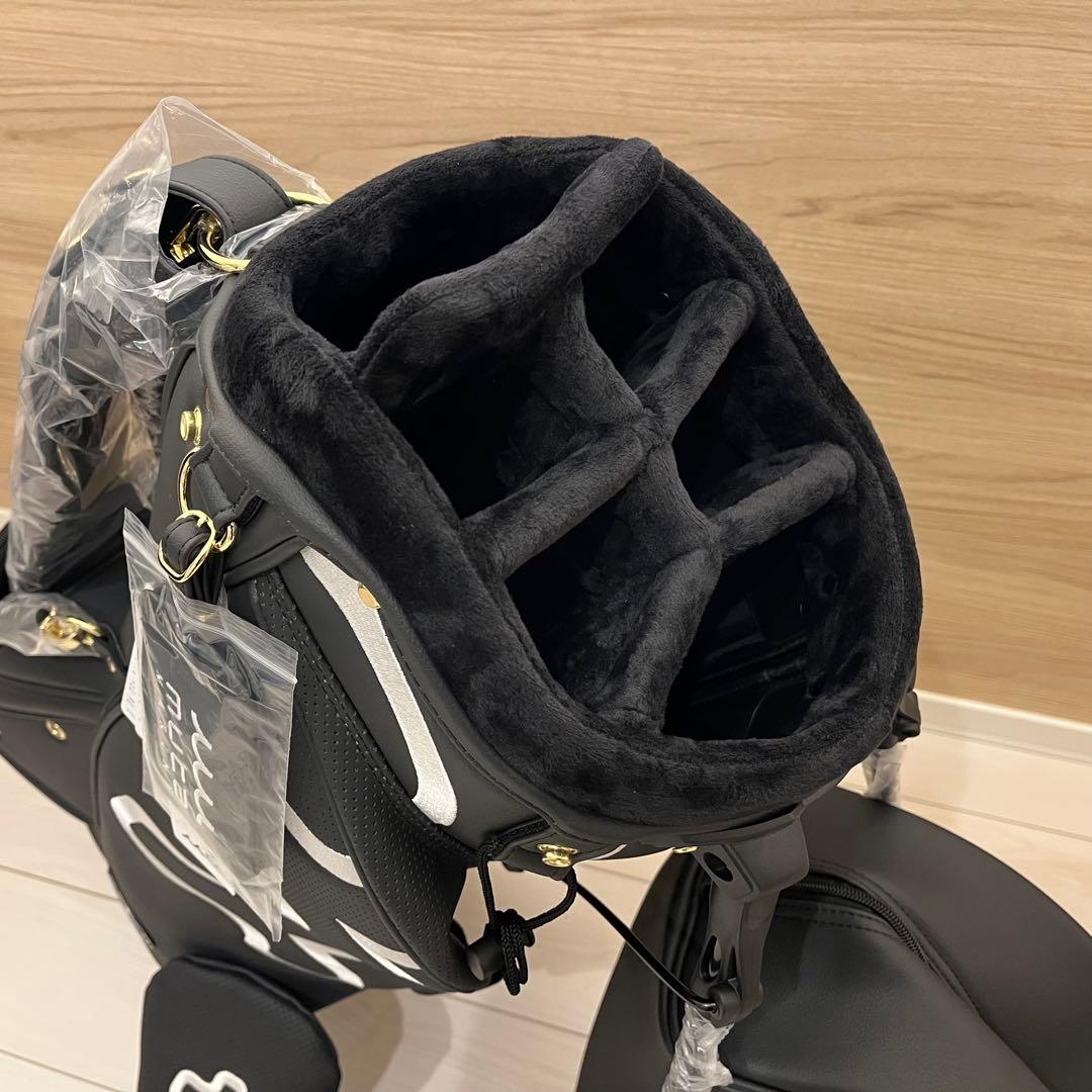 新品★219,450円 キャディバッグ＆ヘッドカバー5個セット ムータマリン 黒
