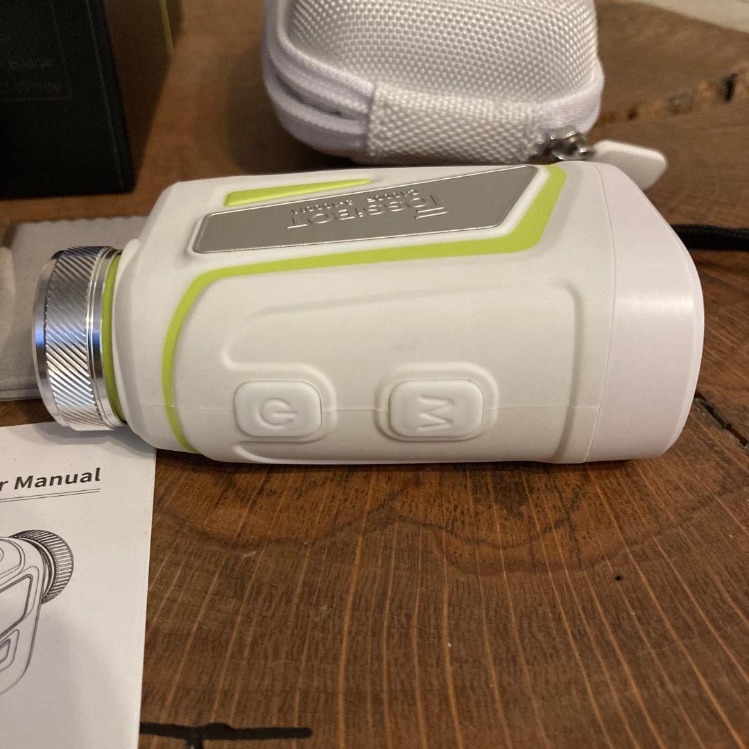 美品 FOSSIBOT USB充電式 ゴルフ用レーザー距離計 C1000F