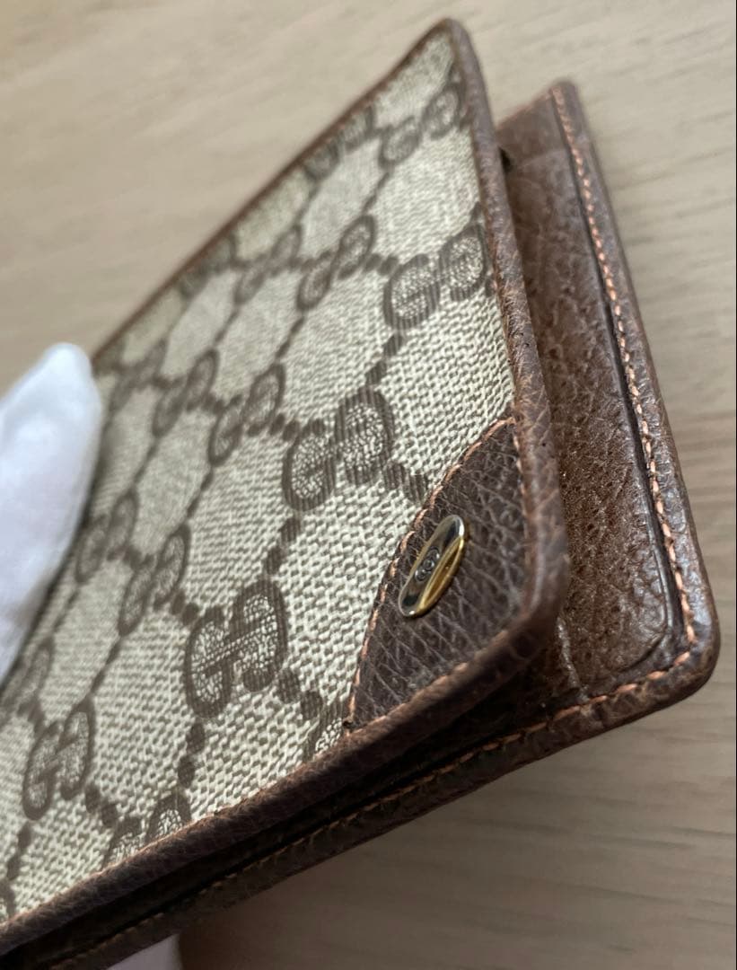 GUCCI グッチ　GG柄二つ折り財布　アクセサリーコレクション　オールドグッチ