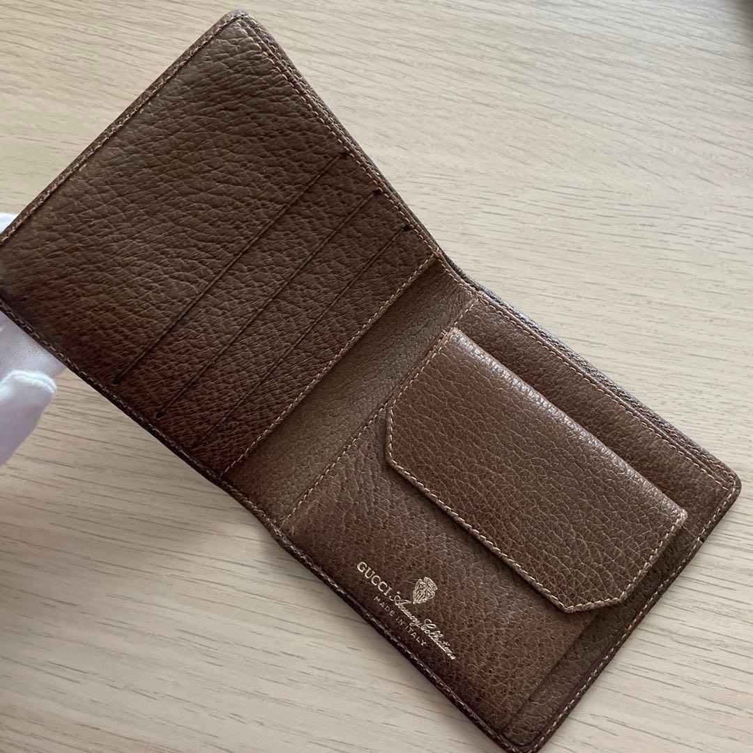 GUCCI グッチ　GG柄二つ折り財布　アクセサリーコレクション　オールドグッチ
