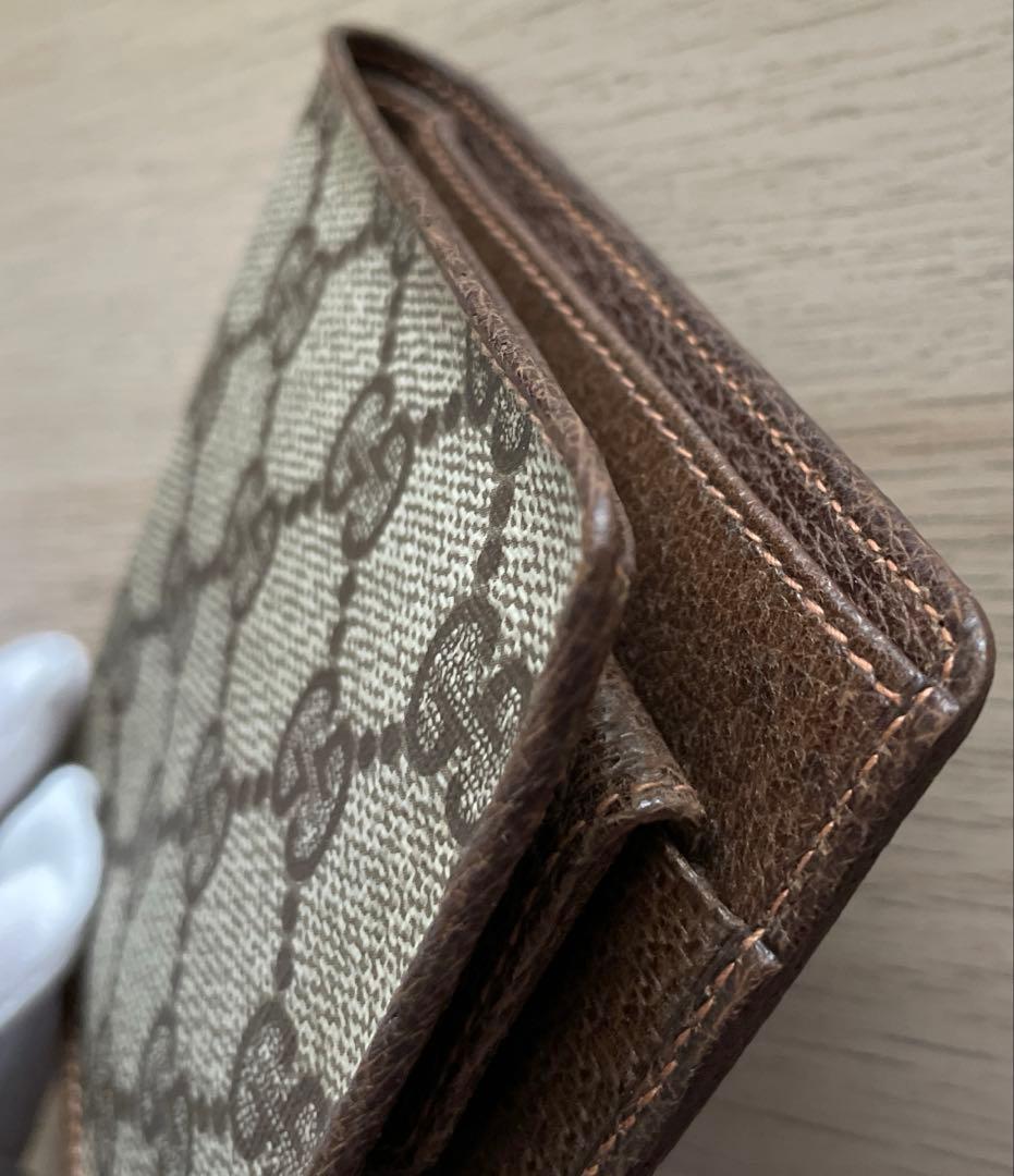 GUCCI グッチ　GG柄二つ折り財布　アクセサリーコレクション　オールドグッチ