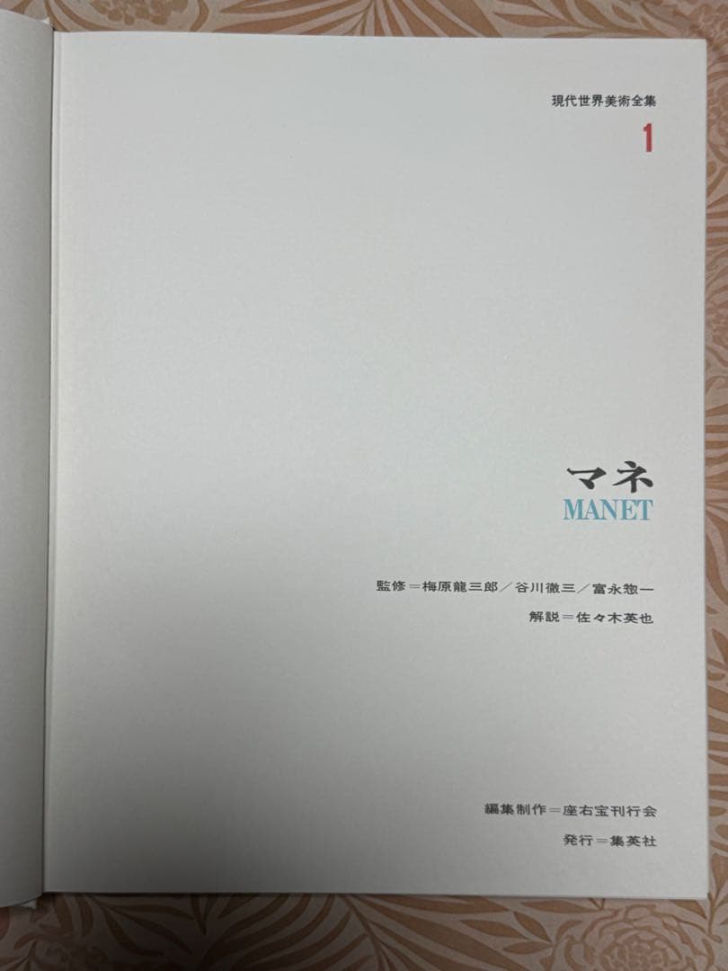 現代世界美術全集 全25巻 【ワイド版】 集英社