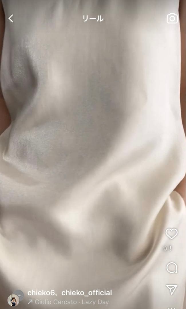 トップス chieko + shiny tank