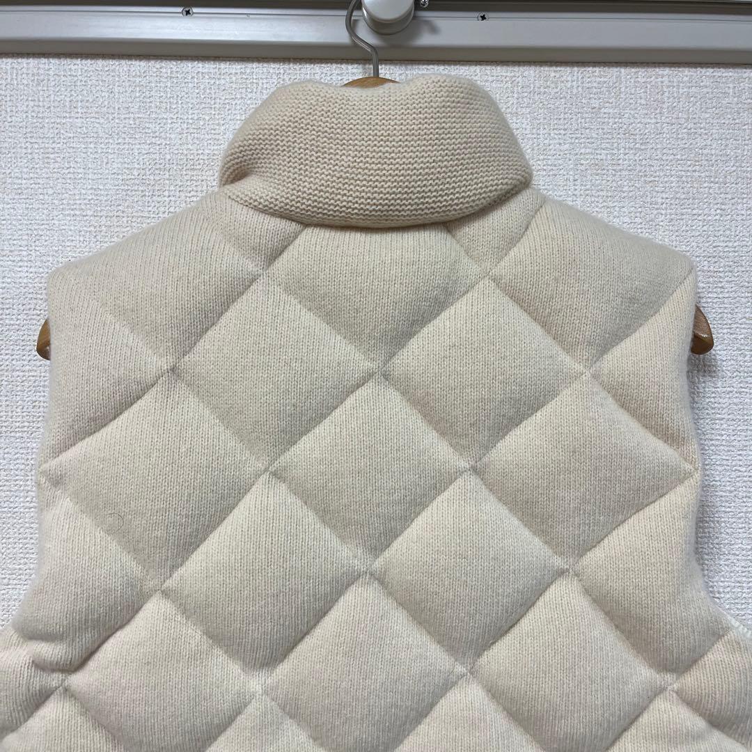 し*う様 THREE DOTS スリードッツ カシミヤ混 ダウンベスト 旧タグ