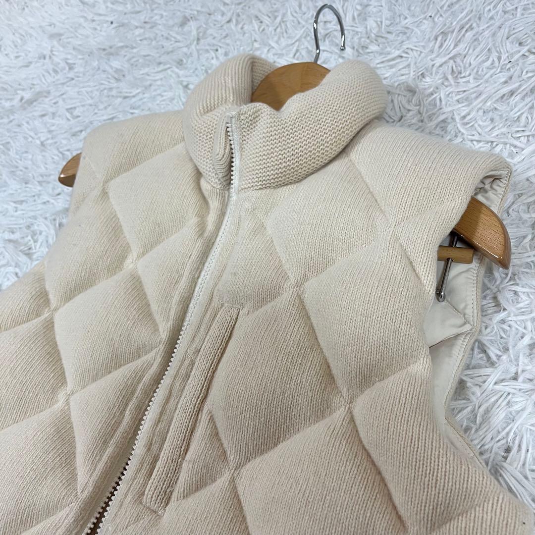 し*う様 THREE DOTS スリードッツ カシミヤ混 ダウンベスト 旧タグ