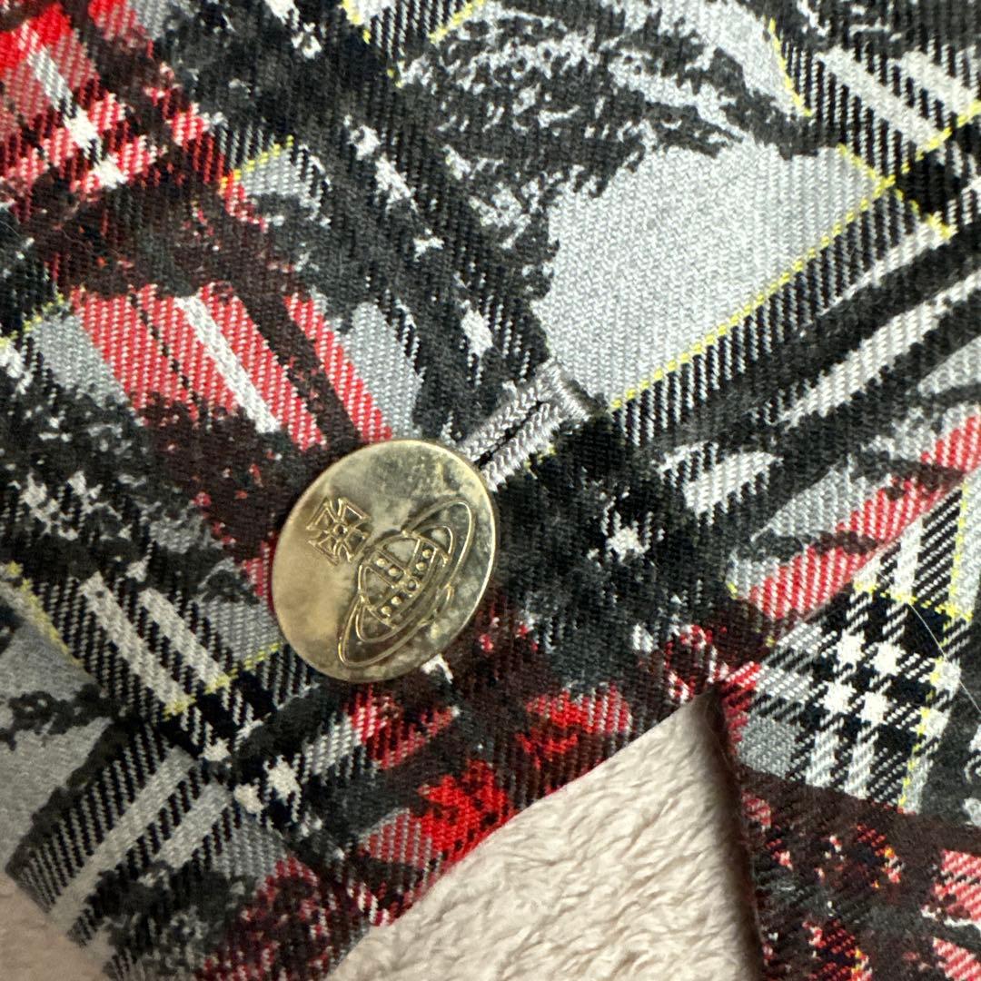 R*u様 ヴィヴィアンウエストウッド セットアップジャケット　チェックレッドオー