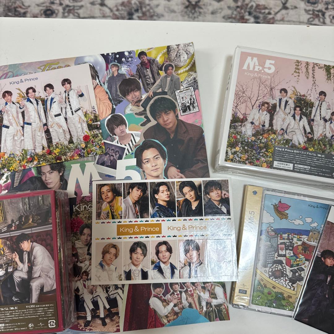 King & Prince 初のベストアルバム Mr.5