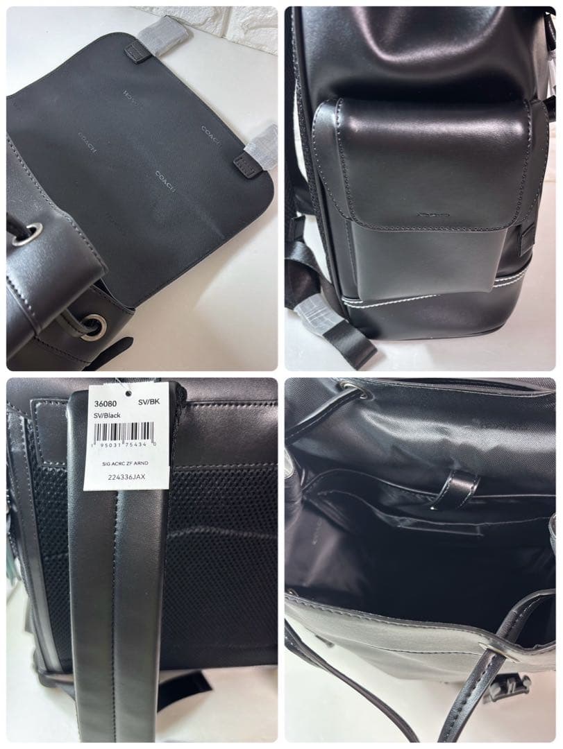 【COOL！新品】COACH リビングトン バックパック リュック メンズ