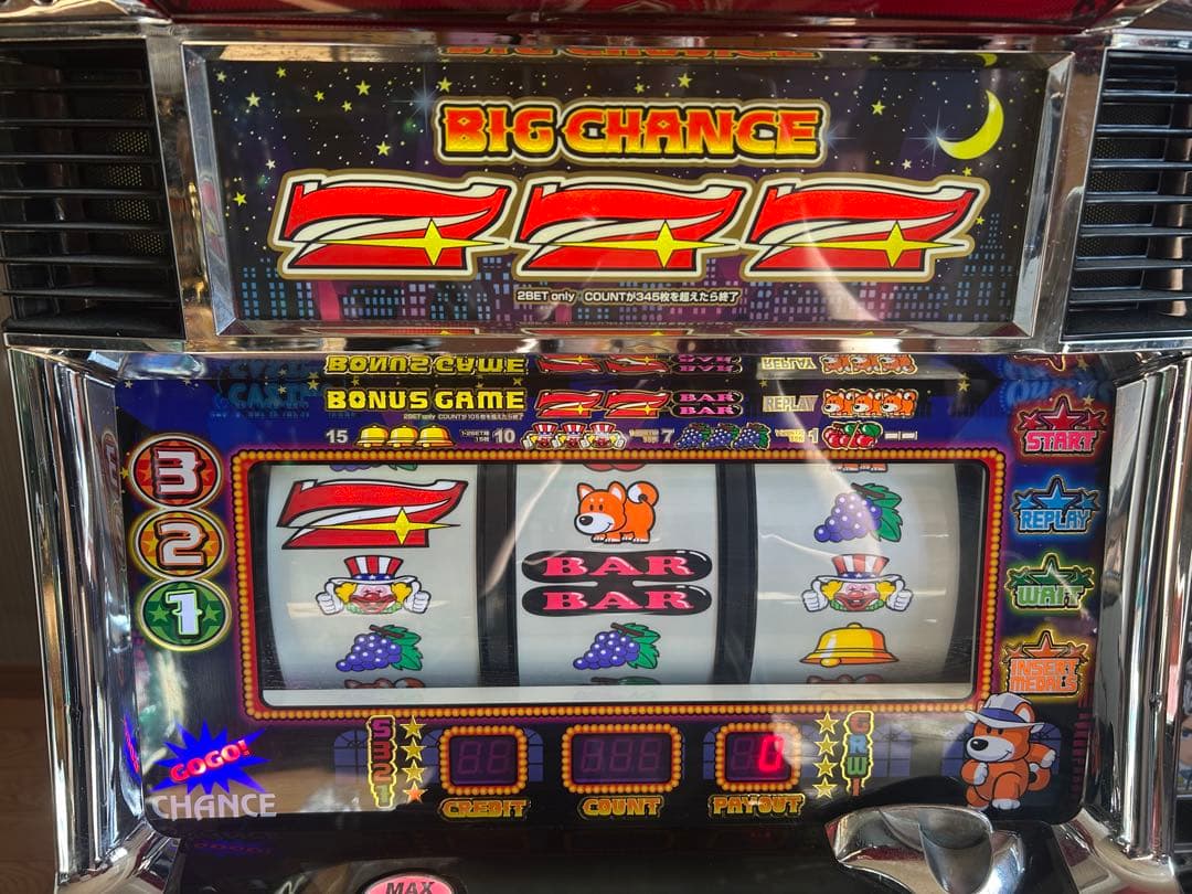 パチスロ実機　ファンキージャグラー