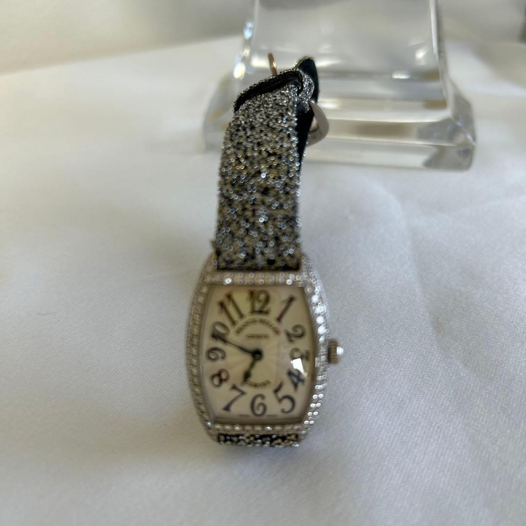 FRANCK MULLER 1752 QZ D 腕時計ベルトスワロフスキー