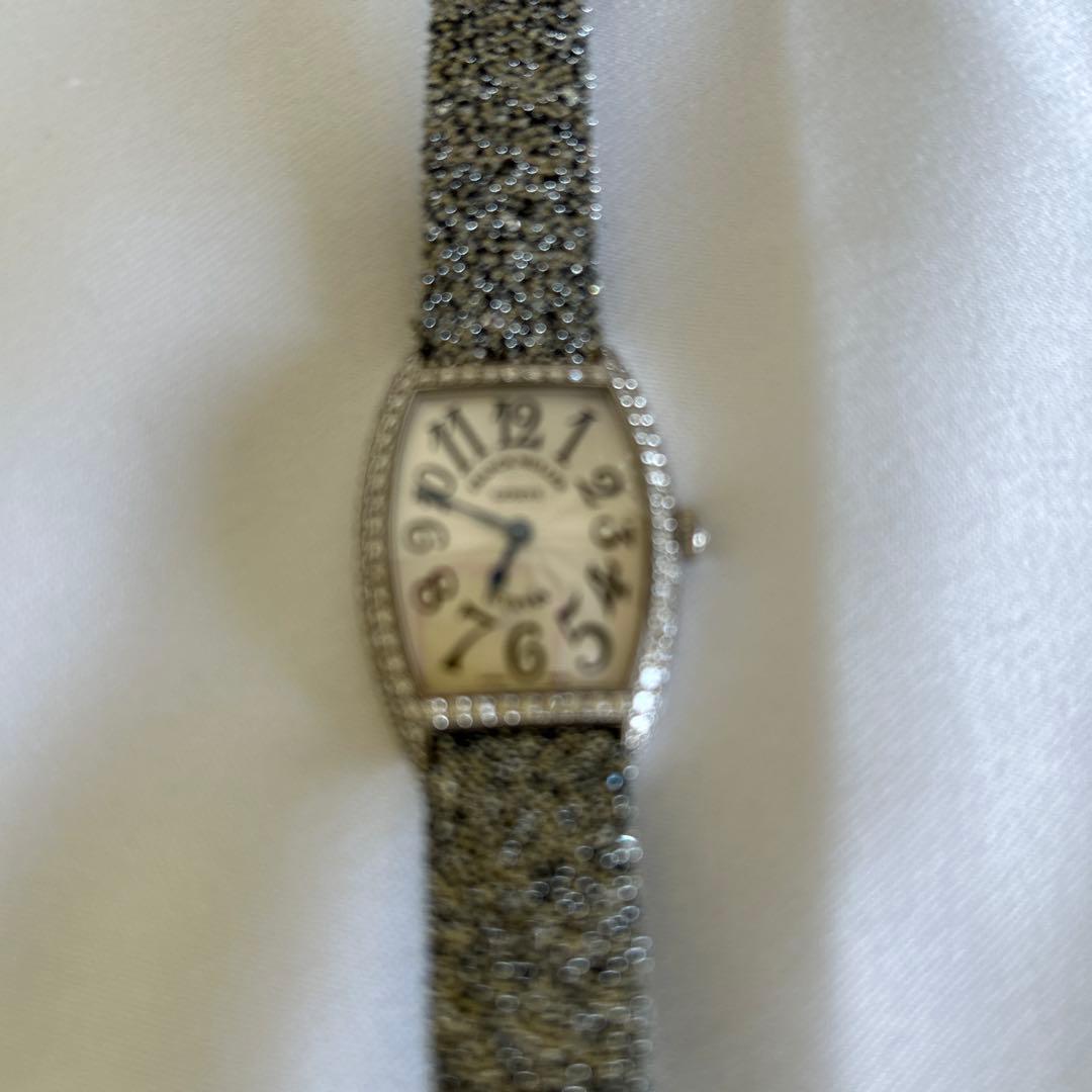 FRANCK MULLER 1752 QZ D 腕時計ベルトスワロフスキー