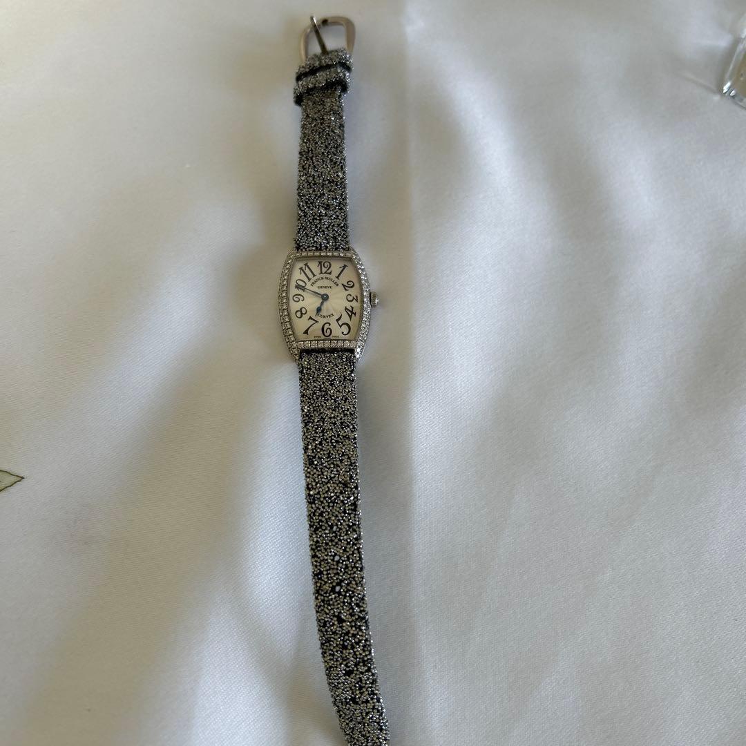 FRANCK MULLER 1752 QZ D 腕時計ベルトスワロフスキー